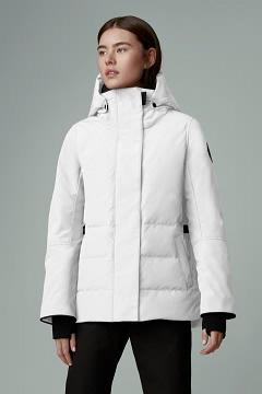 Chamarras Canada Goose Mujer México - Lyndale Abrigos Black Label Blancos TW9480162